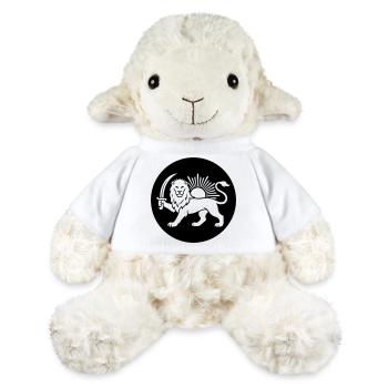 Lion perse Symbole de l’Iran - Mouton en peluche Annika MiniFeet® - blanc - Devant
