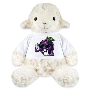 Dessin animé Prune Cool Été des Fruits - Mouton en peluche Annika MiniFeet® - blanc - Devant