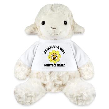 Âme de Fleurs sauvages – Diction du Cœur d’abeille - Mouton en peluche Annika MiniFeet® - blanc - Devant