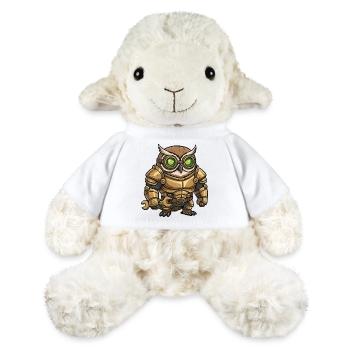 Owl Engineer Steampunk Golden Armor - MiniFeet® Sheep Annika - white - Front