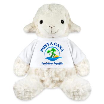 Plage de Punta Cana - Mouton en peluche Annika MiniFeet® - blanc - Devant