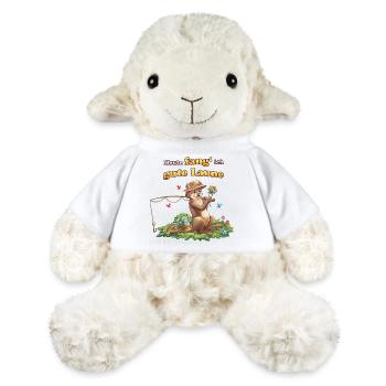 Siggi und der Zauberwald - Otto Otter beim Angeln - MiniFeet® Schaf Annika - Weiß - Vorne