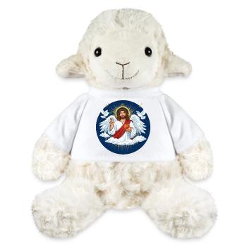 Himmlische Liebe: Jesus mit Herz - MiniFeet® Schaf Annika - Weiß - Vorne