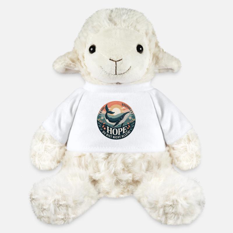 Hope/ Timmy der Wal in der Ostsee - MiniFeet® Schaf Annika - Weiß