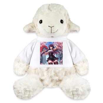 Fille Démon dans le Vent en Fleurs - Mouton en peluche Annika MiniFeet® - blanc - Devant