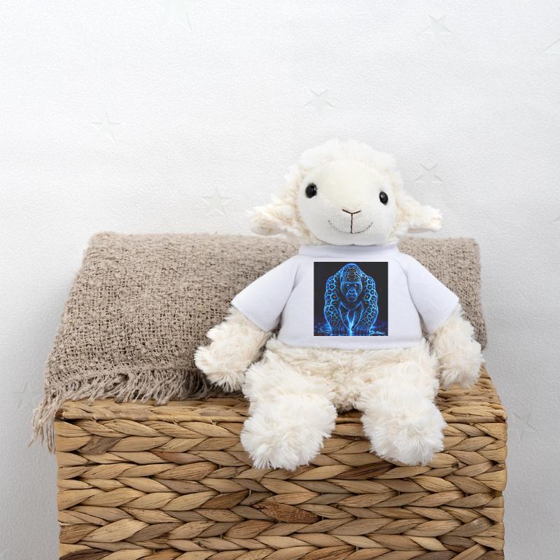 Neon Emperor Gorilla with Leopard Pattern MiniFeet® Sheep Annika