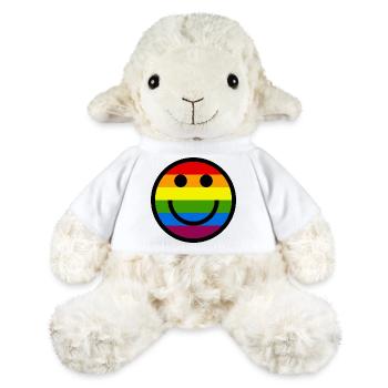 Sourire de la fierté - Mouton en peluche Annika MiniFeet® - blanc - Devant