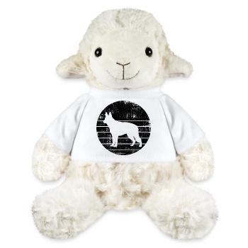 Deutscher Schäferhund - MiniFeet® Schaf Annika - Weiß - Vorne