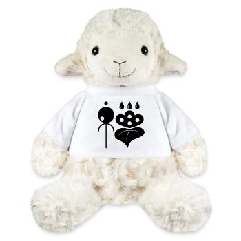 Zen et japonais - Mouton en peluche Annika MiniFeet® - blanc - Devant