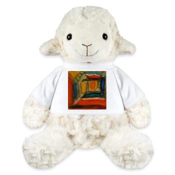 Colored Interior Fragment - MiniFeet® Sheep Annika - white - Front