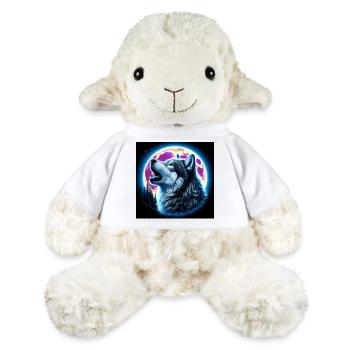 Wolf heult zum Vollmond - MiniFeet® Schaf Annika - Weiß - Vorne