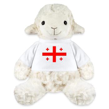 GÉORGIE - Mouton en peluche Annika MiniFeet® - blanc - Devant