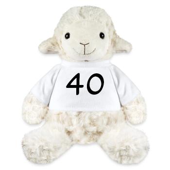 40. 40 JAHRE. 40-JÄHRIGES JUBILÄUM. 40-JÄHRIGES JUBILÄUM. - MiniFeet® Schaf Annika - Weiß - Vorne