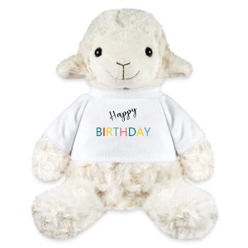 - GEBURTSTAG. HAPPY BIRTHDAY. ALLES GUTE ZUM GEBURTSTAG. - MiniFeet® Schaf Annika - Weiß - Vorne