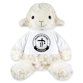 Plombier - Mouton en peluche Annika MiniFeet® - blanc - Devant
