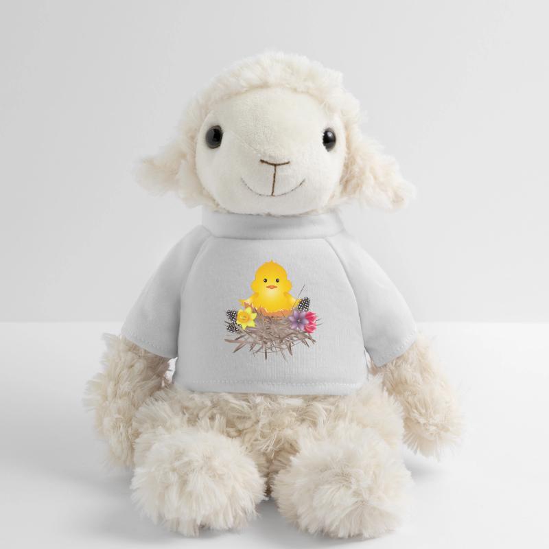 newly hatched chick in eggshell in nest MiniFeet® Sheep Annika