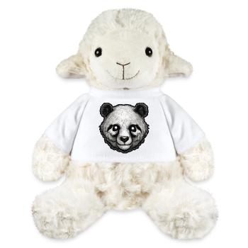 Panda / Animal / Zoo / Bambou / Sauvage / Enfantin - Mouton en peluche Annika MiniFeet® - blanc - Devant