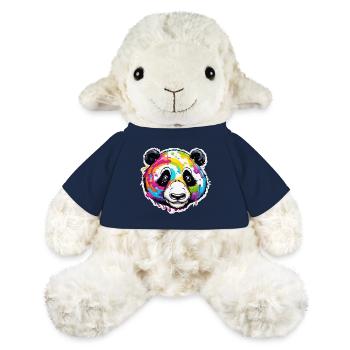 Panda / Animal / Zoo / Bambou / Sauvage / Enfantin - Mouton en peluche Annika MiniFeet® - bleu marine - Devant