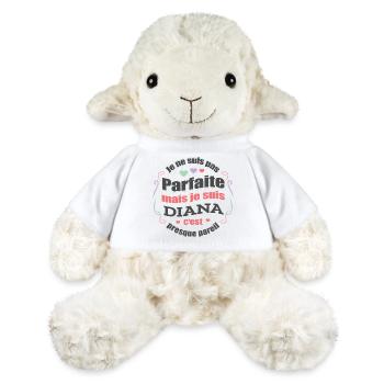 DIANA PARFAITE - PRENOM DIANA - Mouton en peluche Annika MiniFeet® - blanc - Devant