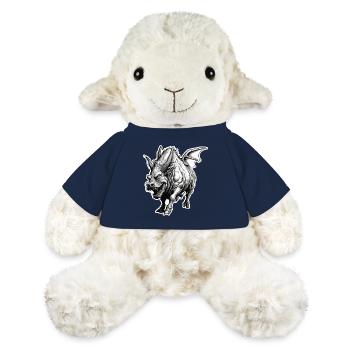 Stier / Bulle / Tier / Hörner / Stierkampf - MiniFeet® Schaf Annika - French Navy - Vorne