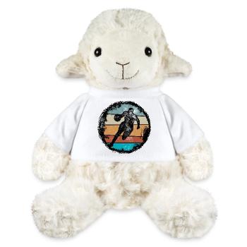 Silhouette de terrain rétro - Mouton en peluche Annika MiniFeet® - blanc - Devant