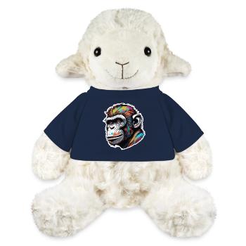 Monkey / Animal / Zoo / Chimpanzee / Wild / Comic - MiniFeet® Sheep Annika - french navy - Front
