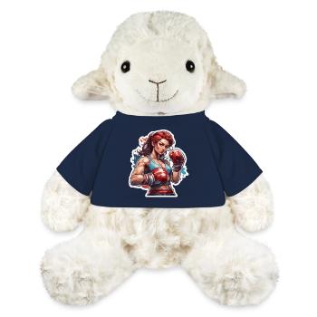 Boxeur / Sports / Combat / Arène / Ring de boxe / Poings - Mouton en peluche Annika MiniFeet® - bleu marine - Devant