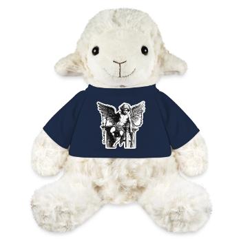 Cupidon / Amour / Flèche / Coeur / Saint Valentin - Mouton en peluche Annika MiniFeet® - bleu marine - Devant
