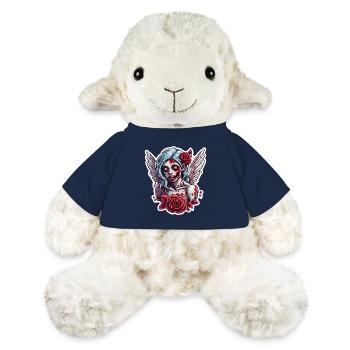 Cupidon / Amour / Flèche / Coeur / Saint Valentin - Mouton en peluche Annika MiniFeet® - bleu marine - Devant