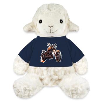Biker / Motorrad Fahrer / Biker / Zweirad / Cross - MiniFeet® Schaf Annika - French Navy - Vorne