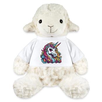 Unicorn / mythical creatures / fairy tales / magic / glitter - MiniFeet® Sheep Annika - white - Front