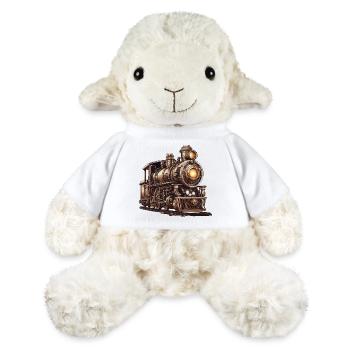 Zug / Lokomotive / Dampflok / Eisenbahn / Lock - MiniFeet® Schaf Annika - Weiß - Vorne