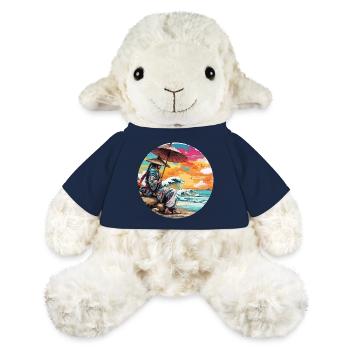 Samouraï / Japonais / Harakiri / Katana / Homme - Mouton en peluche Annika MiniFeet® - bleu marine - Devant