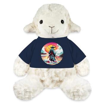 Samouraï / Japonais / Harakiri / Katana / Homme - Mouton en peluche Annika MiniFeet® - bleu marine - Devant