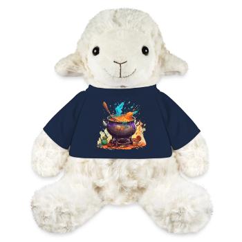 Kochtopf / Hexenkessel / Halloween / Zauberei - MiniFeet® Schaf Annika - French Navy - Vorne