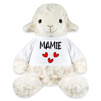MAMIE - Mouton en peluche Annika MiniFeet® - blanc - Devant