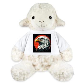 Pygargue à tête blanche - Mouton en peluche Annika MiniFeet® - blanc - Devant