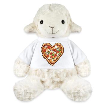 Pizza / Restauration rapide / Italienne / Margherita - Mouton en peluche Annika MiniFeet® - blanc - Devant