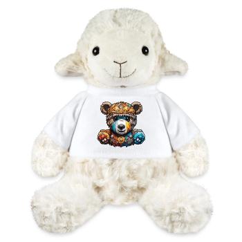 Teddybär / Kuscheltier / Stofftier / Geschenkidee - MiniFeet® Schaf Annika - Weiß - Vorne