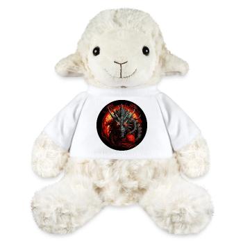 The dragon has seen you - MiniFeet® Sheep Annika - white - Front