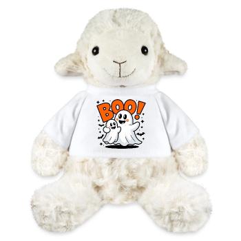 2 Lustige Geister Halloween Boo - MiniFeet® Schaf Annika - Weiß - Vorne