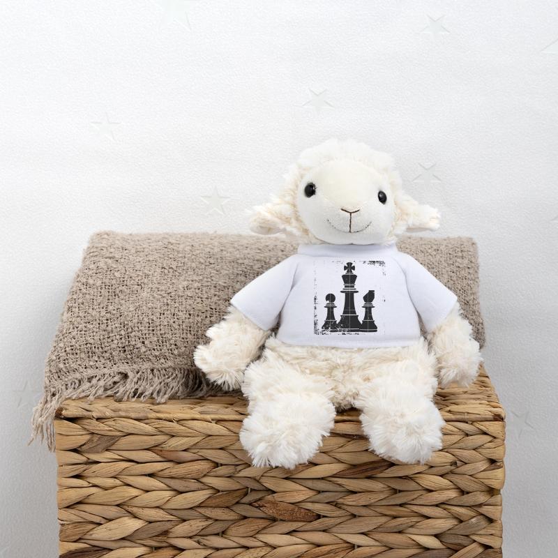 Dessin de pièces d’échecs Mouton en peluche Annika MiniFeet®