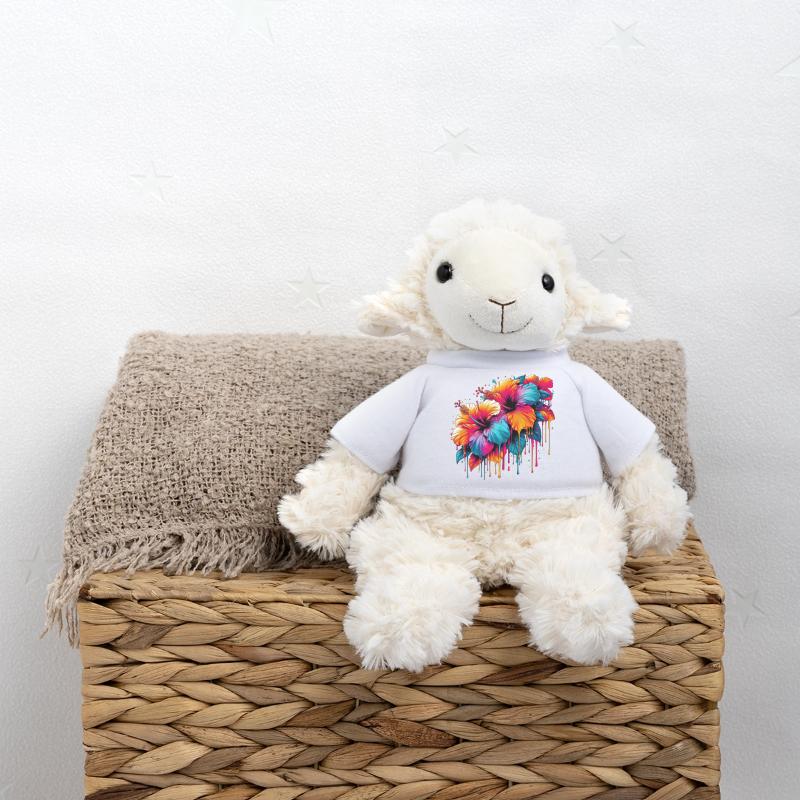 Fleurs d’hibiscus Mouton en peluche Annika MiniFeet®