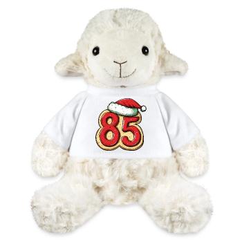 85 Number Christmas Cookie - MiniFeet® Sheep Annika - white - Front
