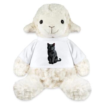Black cat - MiniFeet® Sheep Annika - white - Front