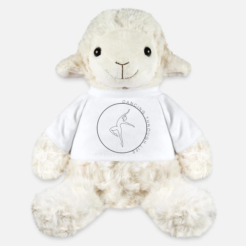 Danser dans la vie - Mouton en peluche Annika MiniFeet® - blanc