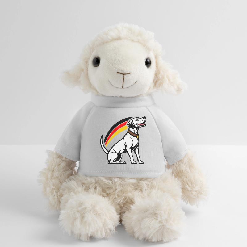 Hund mit Regenbogen im Comic-Stil MiniFeet® Schaf Annika