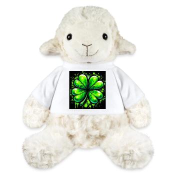 Trèfle à quatre feuilles - Mouton en peluche Annika MiniFeet® - blanc - Devant