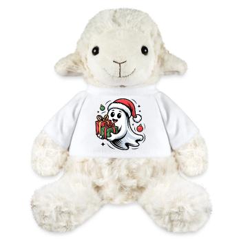 Fantôme de Noël avec des cadeaux Dessin animé - Mouton en peluche Annika MiniFeet® - blanc - Devant