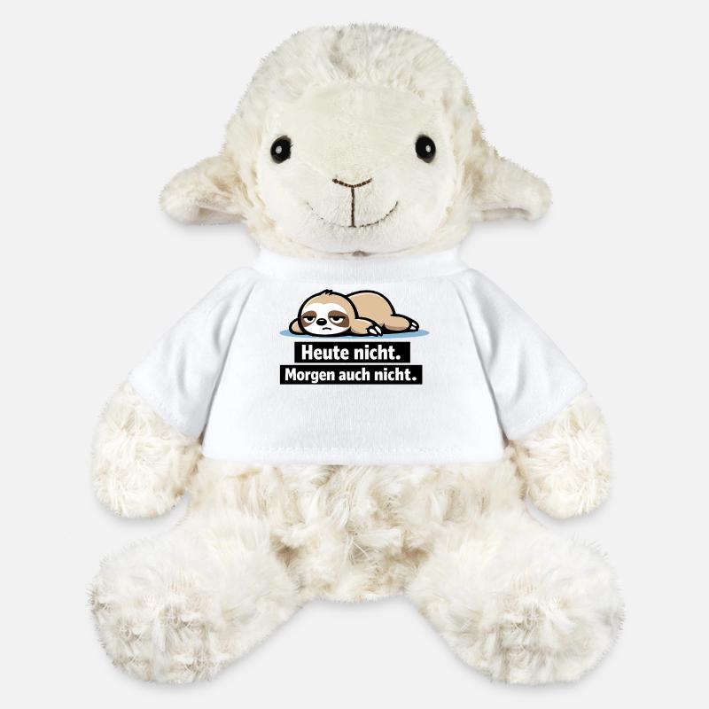 Lazy Sloth: Not Today - MiniFeet® Sheep Annika - white